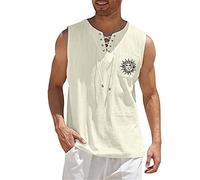 LAOSU Debardeur Homme Sport Tee Shirt Sans Manche,Débardeur Maille Aérée,Tee Shirt Homme Debardeur,Sport Gym T Shirt Skate,Quick Dry T Shirt Cool,Debardeur Echancre Sur Les Cotes