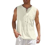 LAOSU Debardeur Homme Sport Tee Shirt Sans Manche,Maillot De Corps Homme Col Rond,Maillot De Corps Homme Amincissant,Sport Gym Tee Shirt Surf,Quick Dry T Shirt Coeur Rouge,Debardeur Homme Ventre Plat