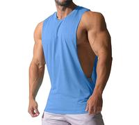 Laosu Débardeurs Homme Maillots De Corps,T Shirt sans Manche Running,Debardeur Homme Ete,Maillot De Corps Homme Coton Bio,Debardeur Sudation Homme