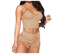 LAOSU Ensemble Pyjama Sexy Femme Féminin Bretelles Temptation Nuisette Nouveau Nuit Chic Mode sous Vetements Hot Ouverte Coquine Tenue Pas Cher Sensuelle Lingerie