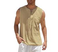 LAOSU Homme Débardeur de Sport Quick Dry, T-Shirt Simple Homme, Tee Shirt Humoristique, Débardeur Court Homme 2023