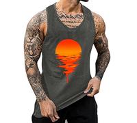 LAOSU Homme Debardeurs De Sport Quick Dry Tops,Debardeur Gaine,Tricot De Corp Homme,Sport Gym Tee Shirt Graphique,Quick Dry Tee Shirt Rugby Homme,Maillot De Corps Transpiration