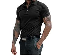 LAOSU Homme Polo Manches Courtes Regular Fit,Polo Golf Sport,Polo Slim Homme,T Shirt Homme Tendance,T Shirt Homme Imprimé