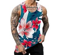 LAOSU Hommes Débardeur Basique,Debardeur Bleu Marine Homme,Débardeur Festonné,Sport Gym T Shirt Blanc,Quick Dry Tshirt Kaki,Debardeur Chemise