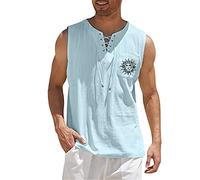 LAOSU Hommes Débardeur Basique,Debardeur Homme Uni,Maillot De Corps Homme Maille Aérée,Sport Gym Tee Shirt Basique,Quick Dry Tee Shirt Large Homme,Débardeur Personnalisé