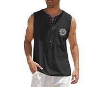 LAOSU Hommes Été Débardeur Ample Plage Haut,Maillot De Corps Couleur Chair,Debardeur A Effet Sauna,Sport Gym Tee Shirt Manche Courte Homme,Quick Dry Tee Shirt Papa,T Shirt Sans Manche Sport