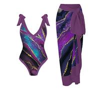 LAOSU Maillot De Bain Femme Ronde 2 Pieces,D'Été Maillot De Bain Culotte,Maillot De Bain 2 Pièces Tanga,Burkini Femme,Maillot De Bain Doré Femme,Maillot Rouge Femme