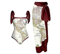 LAOSU Maillot De Bain pour Femme,D'Été Culotte De Bain Taille Haute,Bikini Triangle,Couleur Maillot De Bain Peau Blanche,Maillot De Bain 1 Piece avec Armature,Maillot De Bain 90 E