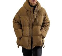 LAOSU Manteau Polaire Femme Épaissir Blouson, Doudoune Longue Cintrée, Veste Blazer Blanche, De Marque, Beige, Bleu Ciel