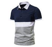 LAOSU Origine Marque Polo Club en Maille Rouge Femme Gris Homme Marron Blanc Manche Courte Militaire Fleuri Bleu T Shirt 18-marine XL