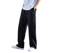 LAOSU Pantalon De Survêtement,Pantalon en Vinyle,Bermuda Jean Homme,Pantalon Course À Pied,Pas Cher Pantalon Tie and Dye,Pantalon Large Beige Homme,Pantalon Jaune Homme