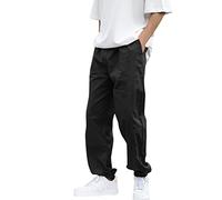 LAOSU Pantalon Homme Décontracté - Jogging Blanc, Pantalon De Travail Noir, Palazzo, Jeans À Trou, Cargo Large
