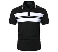 LAOSU Polo De Golf Homme Manche Courte Décontracté Mode Polo De Marque Polo Homme Haut De Gamme Chemise Homme Multicolore Chemise Jabot Pas Cher Classique Polo Maille Homme Léger Habillé Tee Shirt