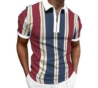 LAOSU Polo-FR220413-576 polo piqué grande taille a manche Courte col mao homme slim fit de marque pas cher bordeaux chemise kaki bleu marine sans col, #113-vin, M