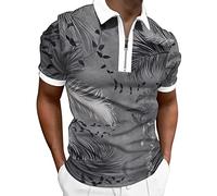 LAOSU Polo-FR220413-663 Polo Brodé Personnalisé Pompier Femme Pas Cher sans Manche Marque Homme Rugby Vintage Violet Courte Floqué Ancienne Sport Homme, #130-gris, M