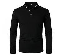 LAOSU Polo Homme Manche Courte Mode Imprimé Chemise Col Boutonné Homme Pas Cher Ample T-Shirt Casual Revers Travail Pullover Simple Classique Beau Hauts Confort Stretch Marque Tops XL Marine