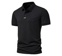 LAOSU Polo Homme Manche Courte Mode Imprimé Chemise Col Boutonné Homme Pas Cher Ample T-Shirt Casual Revers Travail Pullover Simple Classique Beau Hauts Confort Stretch Marque Décontracté Tops