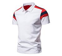 LAOSU Polo Homme Polo Manche Longue Homme Polo Manche Longue Polo Homme Longue Polo Manches Longues Homme Polo Rugby Homme Polo Rouge Marque Polo Polo Vêtement Polo Vetement Polo Golfeur, 03-blanc