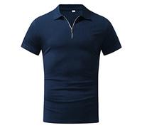 LAOSU Polo Homme Polo Uni Manches Courtes Printemps et été Grande Taille sans ÉTiquette Bouton Hauts DéContractéS Confort Polo Courtes Manche Homme Chemise Polo Homme Manches Courtes
