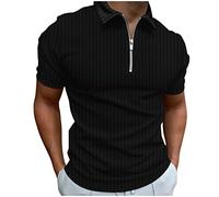 LAOSU Polo Homme Polo Uni Manches Courtes Printemps et été Grande Taille sans ÉTiquette Bouton Hauts DéContractéS Confort Polo Courtes Manche Homme Chemise Polo Homme Manches Courtes