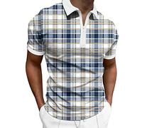 LAOSU polo manche Courte vintage marque col mao noir homme de chemise vert marron rugby manches Courtes XL