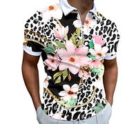 LAOSU Polo Shirt Homme Classique Manches Courtes Polo Homme Manche Courte Chemise Col Boutonné Homme Mode Casual Polo Lin Homme Slim-Fit Chemise Plisse Polo Homme Manche Courte