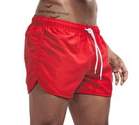 LAOSU Short Homme Bermuda Basketball Tennis Été Cuissard 2 Ensemble Lin Rose Tendance Beige sous Rouge Skate Habillé Gym Fitness Gris Baggy Musculation Moulant Militaire Pas Cher Kaki Surf Oversize