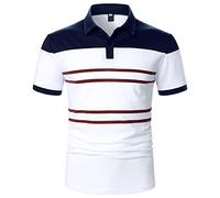LAOSU T-Shirt Homme Polos Manche Courte Décontracté Mode Polo Manche Courte Rugby Polo Eponge Homme Chemise Bordeaux Cole Mao Pas Cher Classique Polo pour Homme Léger Habillé Tee Shirt