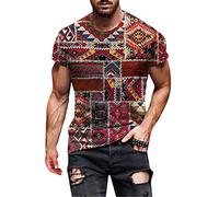 LAOSU T-Shirt Manches Courtes Homme Tops Décontractés Humour Chic Col Rond Fitness Pas Cher Streetwear Personnalisé Mode Vintage Sport Tshirt Tee Shirt Hauts Beau Grande Taille Casual Été Imprimé 3D