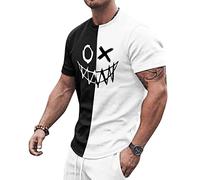 LAOSU T Shirt Personnalisé Pas Cher Papa Long Manga Tee Tie and Dye Sport Baseball Manche Longue Homme, #265-gris, XL, (Men Tops-FR220413-1344)