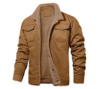 LAOSU Veste Homme Chaude Hiver Trench Coat Décontracté Pas Cher Mode en Daim Outerwear Sans Manche Kaki Baseball Américain Jacket