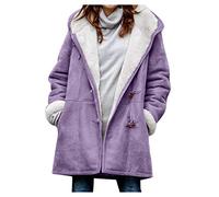 LAOSU Veste Polaire Femme Hiver Chaude Manteau Blousons,Manteau Femme Col Fourrure,Manteau À Carreaux,Manteau Vert Kaki Femme,Doudoune Très Chaude Femme,Manteau En Laine Noir