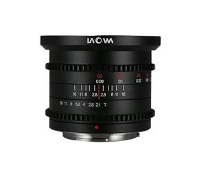 LAOWA Objectif 6mm T2.1 Zero-D MFT Cine compatible avec Micro 4/3