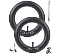 LAOYE 2 Pcs Chambre a Air 10x2.125 10x2 Valve Droite TR13 Chambre à Air 10 Pouces pour Trottinette Electrique