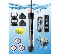 LAOYE Chauffage d'Aquarium 25W Chauffage Aquarium 30L Résistance Aquarium avec Thermostat 20-34℃ Température Réglable Chauffe-Aquarium avec Ventouse Chauffage pour Aquarium de Poissons et de Tortues