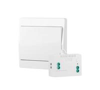 LAOYE Interrupteur sans fil sans piles Interrupteur d'éclairage 433Mhz kit interrupteur sans fil telecommande et 10A récepteur portée de 50 mètres
