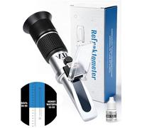 LAOYE Réfractomètre pour Apiculteur 2 en 1 Réfractomètre de Miel 10-32% Eau humides 58-90% Brix Réfractomètre pour Miel Sirop de Sucre Confiture Mélasse