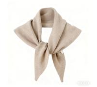 LAOYEFACAI Écharpe pour femme d'hiver Écharpe en laine douce triangulaire unie Foulard Tricots chauds et écharpes Cadeaux pour femmes Grande légère (Khaki)
