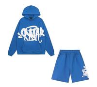 LaoZan Ensemble Jogging Syna World Hoodie Décontracté Printemps et Été Sweat à Manches Longues Shorts Casual Mode