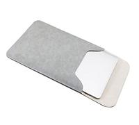 LaoZan Sac en cuir PU Sac ordinateur unisex Sac à Main Housse pour ordinateur portable/MacBook Pro 13.3" Gris