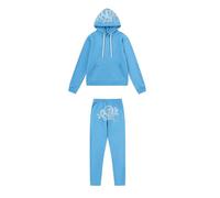 LaoZan Vêtement de Sport Syna World Y2K Survêtement de Jogging 2 Pièces pour Homme Pantalon Hip Hop Manches Longues Unisex Décontracté Streetwear