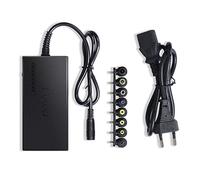 Lap R HUIOP Chargeur secteur universel pour ordinateur portable 96 W, adaptateur secteur avec 8 convertisseurs de prise CC, chargeur portable réglable de 12 V à 24 V, prise UE