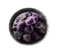 LAPADULA Cristaux Haut de Gamme Cristal d'améthyste Naturelle Profonde, Pierre Brute, diffuseur d'aromathérapie, minerai Brut, Pierre concassée, Ornements en Cristal Roche Wicca Naturelle(2-3cm/500g)