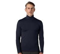 LAPASA Haut Thermique Col Roulé Homme Maillot de Corps à Manches Longues sous-Vêtements Automne-Hiver Chaud M122 Fin, Bleu Marine, M