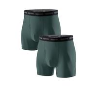 LAPASA Lot de 2 Boxer Homme de Voyage Randonnée Séchage Ultra Rapide Ultra Léger Maille M16, Gris Clair*, US: XL / FR: XXL (Tour de taille : 101-106 cm)