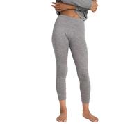 LAPASA Pantalon Thermique Enfant 100% Laine Mérinos Naturelle sous-Vêtements Chauds Fille et Garçon Bas Mixte Unisexe 5-13 Ans Automne/Hiver Fin & Léger K14 Gris Clair (Pantalon), 7-8 Ans