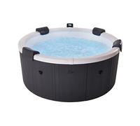 Spa semi-rigide rond MSpa 6 places gris avec accessoires - 138 jets - D182 cm x H70 cm - LAPEKA