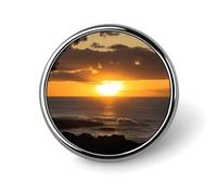 Lapel Pin for Men Brooches And Pins for Women - Cute Llama Floral Round Metal Badge for Shirts, Jackets, Hats | Durable Fashion Accessory & Gift for Men, Women, Events