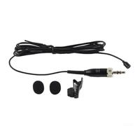 Lapelaire Omnidirectionnel 3,5mm Haute Sensibilité - Microphone Compact pour Discours et Culte - pour accessoire Main Libre avec et Écrans - Fil 1,2m