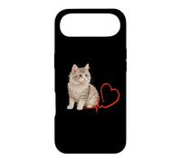 LaPerm Cat Mom Heartbeat Bou nduit Amoureux des Races de Chat Coque pour iPhone Air